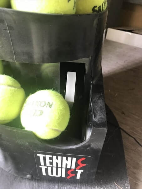 テニスの自動球出し機「トスマシン・ツイスト」のレビュー | 炊きたて 